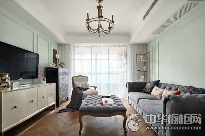 法式客厅装修效果图