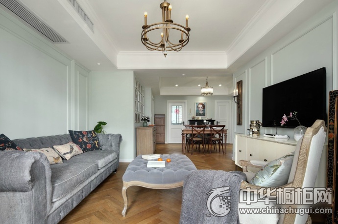 法式客厅装修效果图